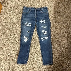 American eagle skinny jeans size 8 short